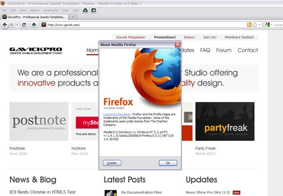 Firefox 4 beta 1