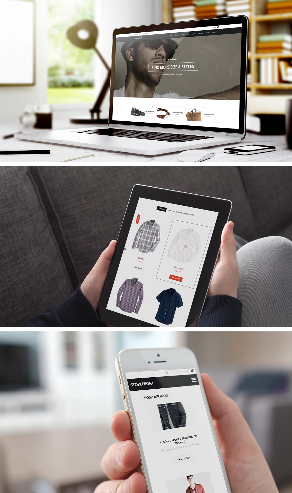 StoreFront - eCommerce Joomla Shopping Template