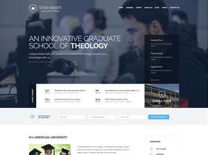 University - An education Joomla template